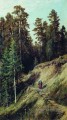 dans la forêt de la forêt avec des champignons 1883 paysage classique Ivan Ivanovitch